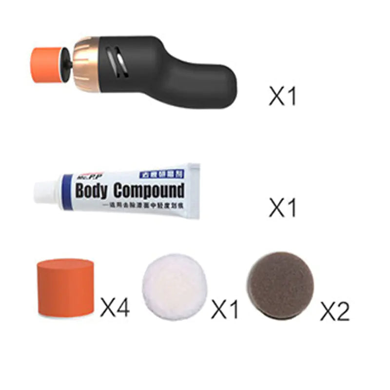 Car Polisher and Wax Tool for Electric Vehicle Scratch Repair